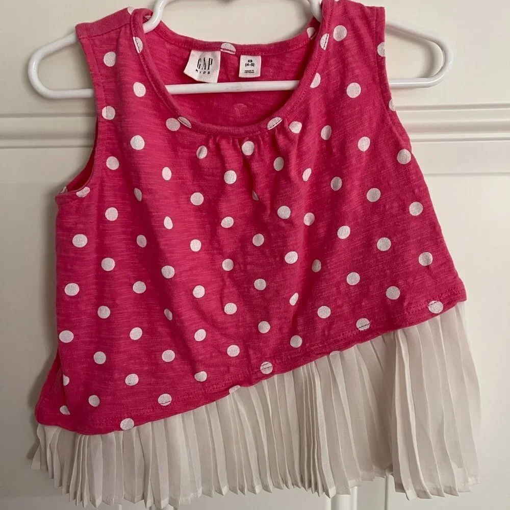 GAP Kids Tee Shirt Top Girls Gapkids Summer Spring Youth Size XS (4-5) - Picture 4 of 6